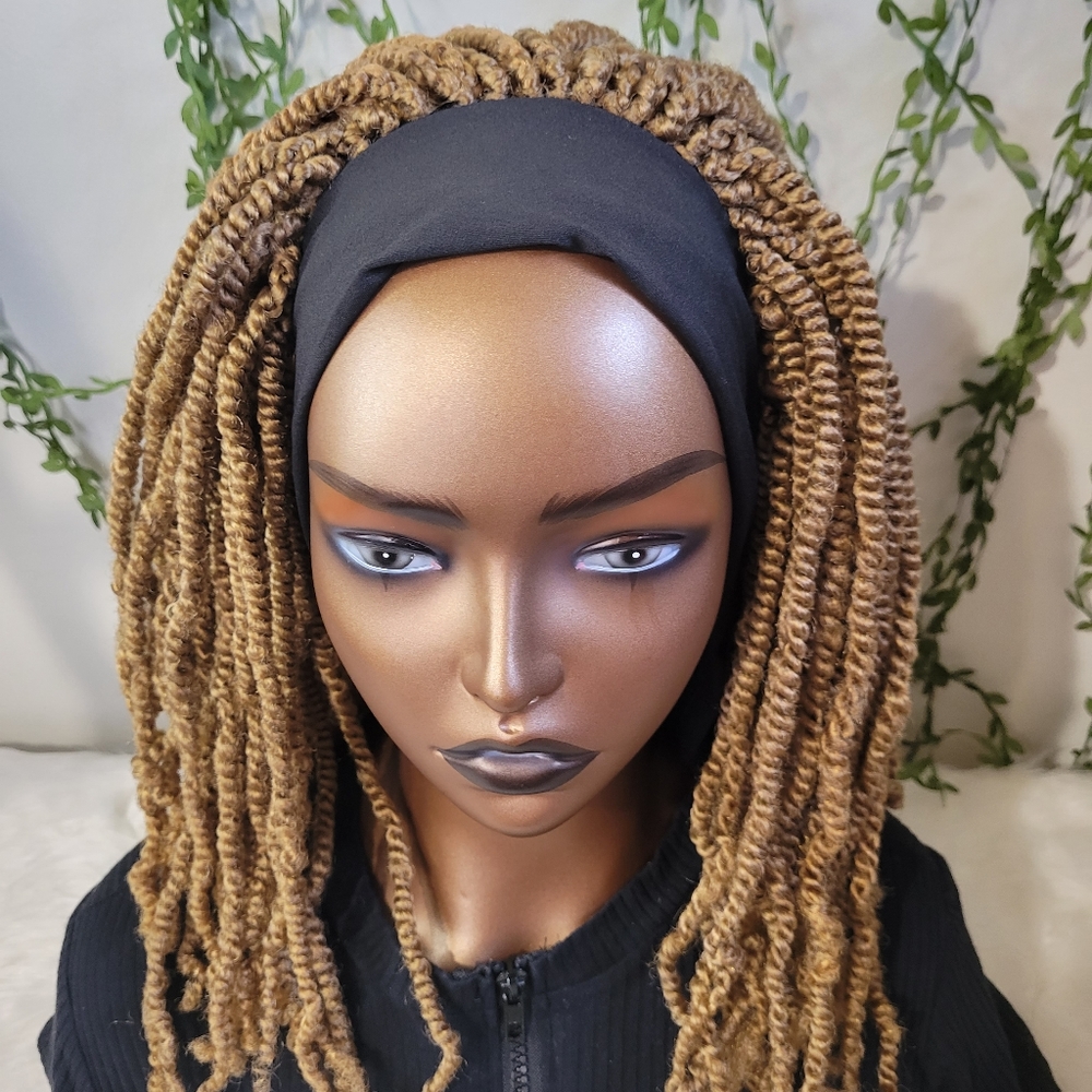Headband kinky wig